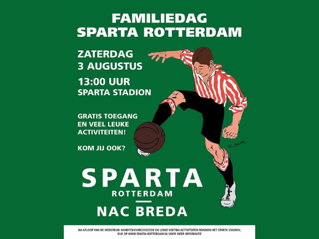 Affiche Oen dag Sparta 2024